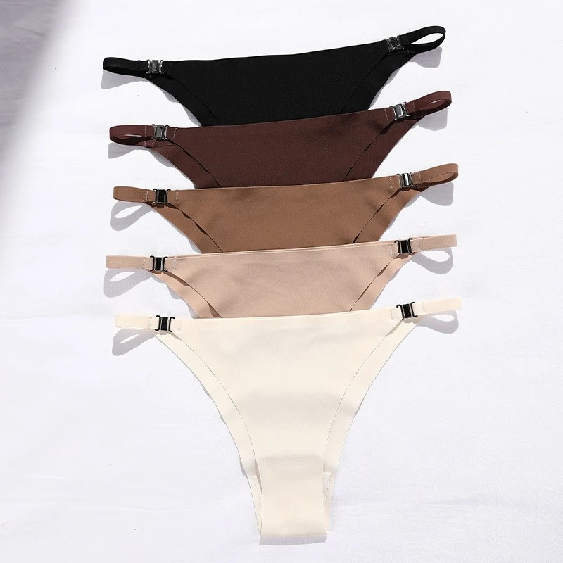 Seamless No-Pull Sexy Minimalist Women's Briefs Panties For Daily Wear