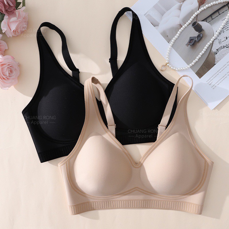 Velvet Bra Imbotta-Up Ħwejjeġ ta 'taħt tan-Nisa mingħajr saldaturi tal-Bra bla Fili